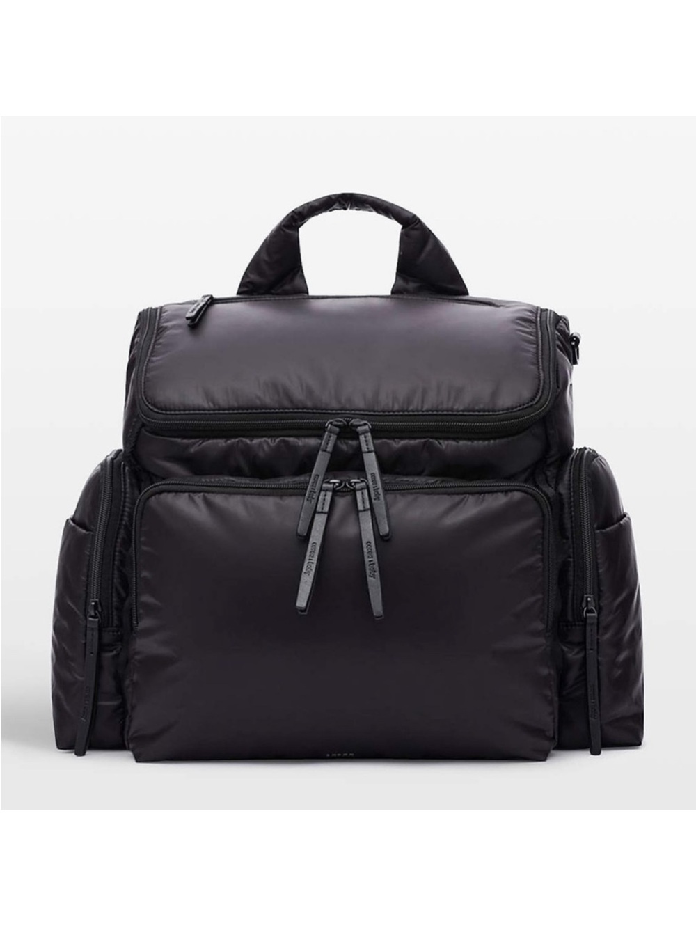 Caara Sport Large Luxury Baby Bag in Black Nylon
